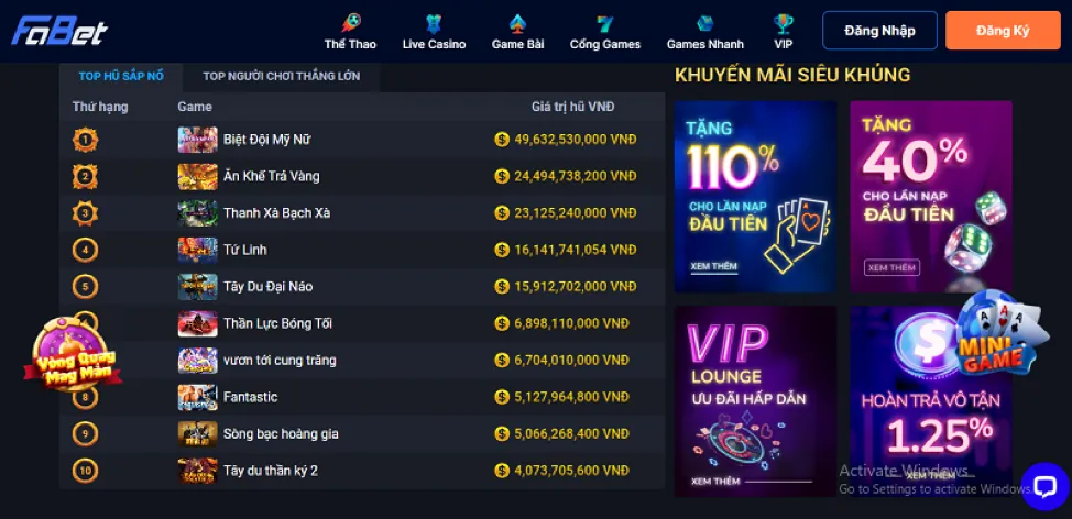 Truy cập trang chủ 88clup login